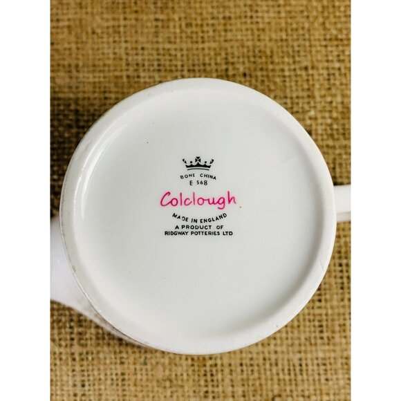 Coclough MCM Cream and Sugar Set Mid-century Geometric Pattern E568 - Picture 11 of 12